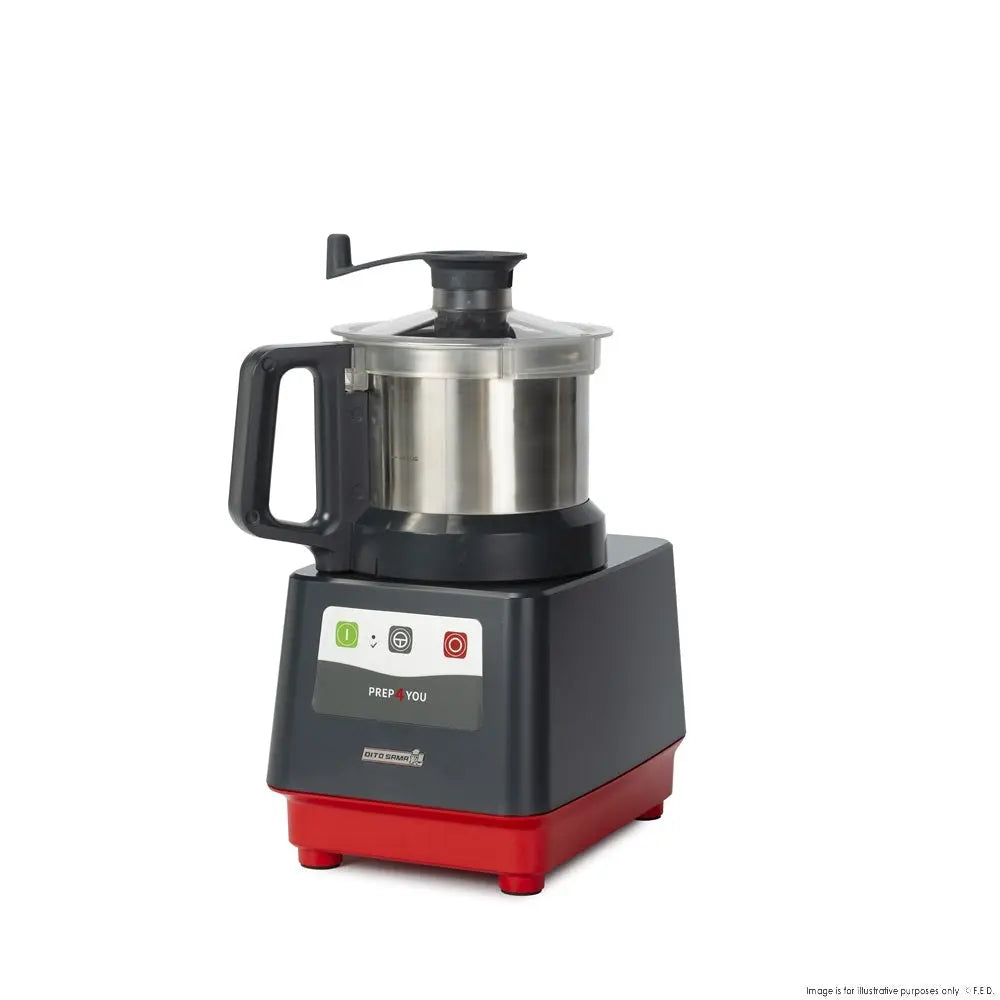 F.E.D. P4U-PS2S DITO SAMA PREP4YOU Cutter Mixer Food Processor 1 Speed 2.6L Stainless Steel Bowl Mattys