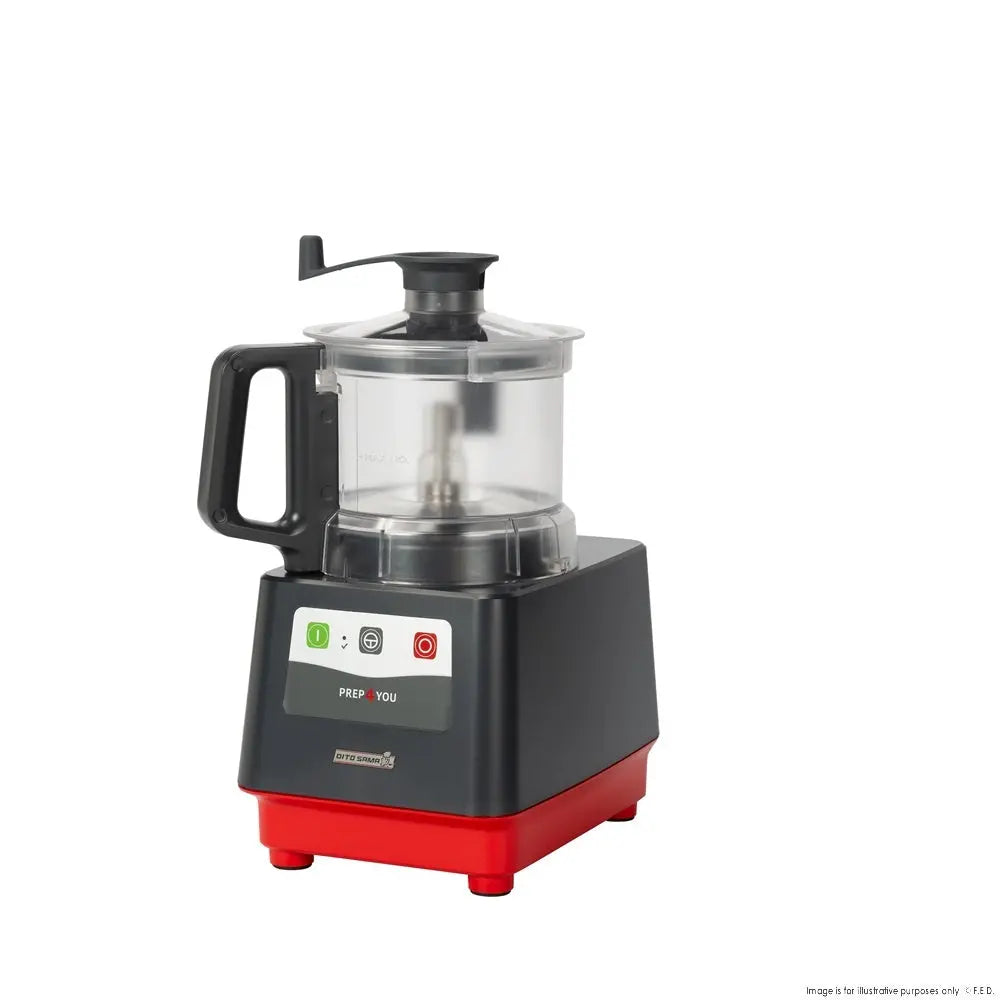 F.E.D. P4U-PS2 DITO SAMA PREP4YOU Cutter Mixer Food Processor 1 Speed 2.6L Copolyester Bowl Mattys