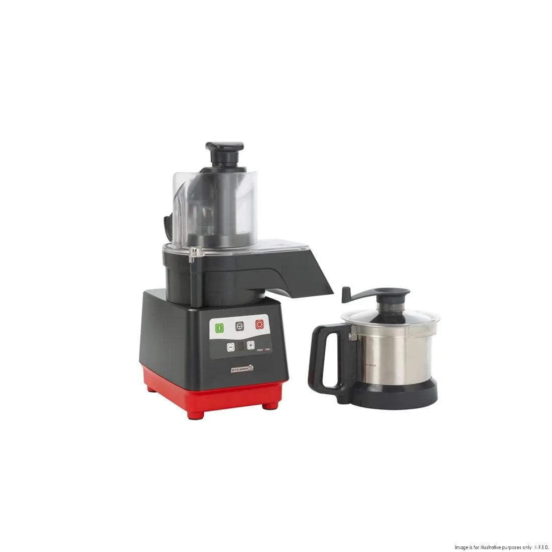F.E.D. DITO SAMA PREP4YOU Combination Cutter/Slicer 9 Speeds 2.6L Stainless Steel Bowl - P4U-PV201S Mattys