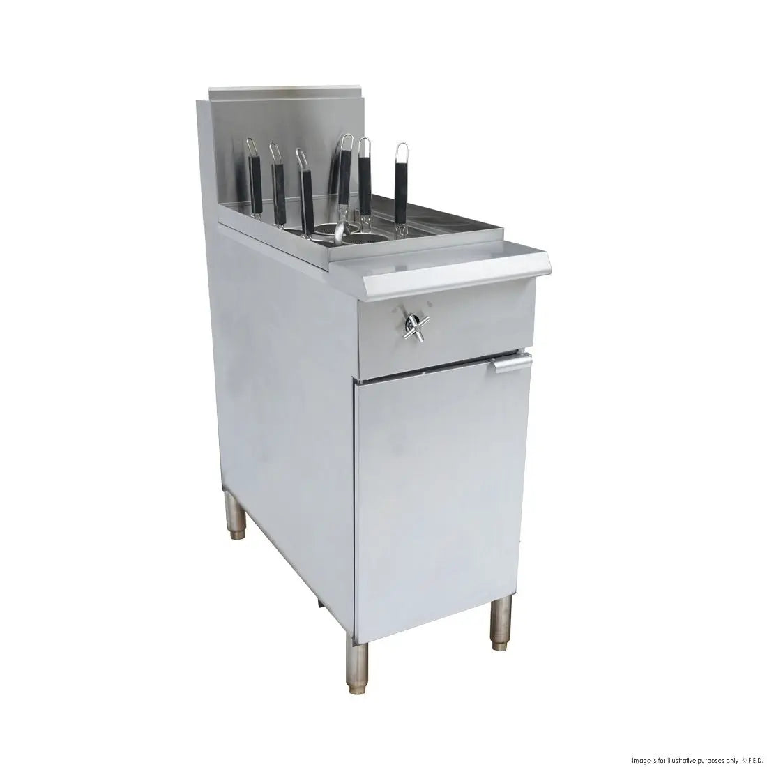 F.E.D. Gasmax PC150-6LPG - V Pan LPG 6 Baskets Pasta and Noodle Cooker Mattys