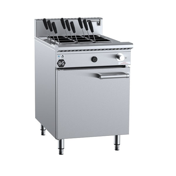 B+S Black PC-9 Gas Pasta Cooker 9 Baskets Mattys
