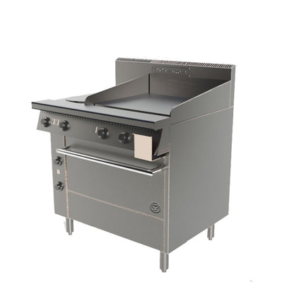 Goldstein PE2S24G28 Electric Oven Range 610mm Griddle Mattys