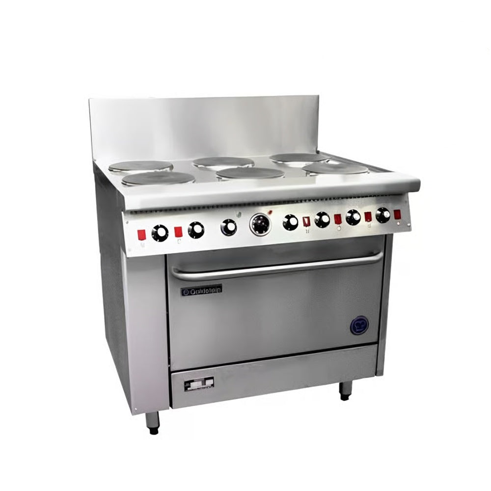 Goldstein PE6S28FF 6 Electric Hotplate Fan Forced Oven 711mm Mattys