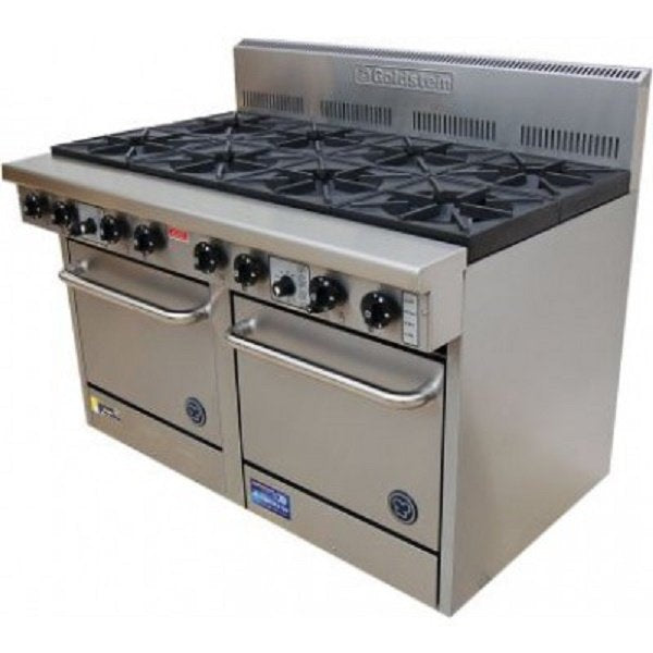 Cook Tops Goldstein Gas 10 Burner Double Oven - PF-10-2/28 Goldstein