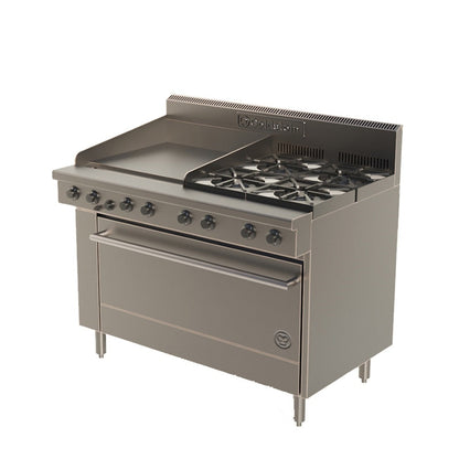 Goldstein PF24G440 4 Burner + Griddle 1010mm Static Gas Oven Mattys