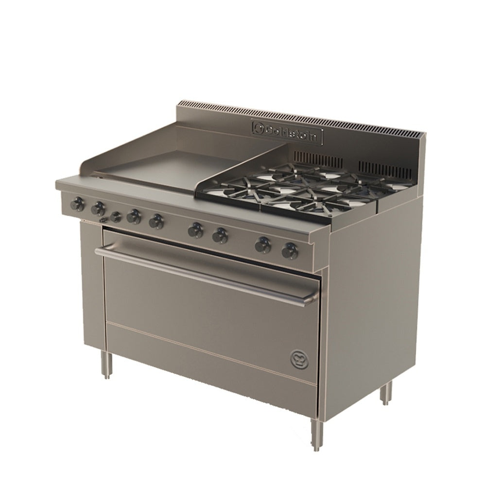 Goldstein PF24G440 4 Burner + Griddle 1010mm Static Gas Oven Mattys