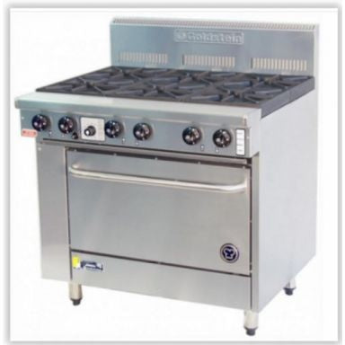 Goldstein PF628EFF 6 Burner Gas Top With Electric Fan Forced Oven 705mm Mattys