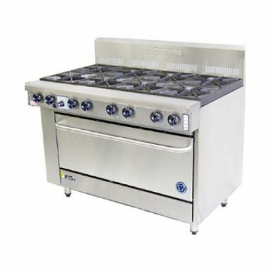Cook Tops Goldstein 8 Burner Gas With Electric Fan Forced Oven 705mm - PF828EFF Mattys
