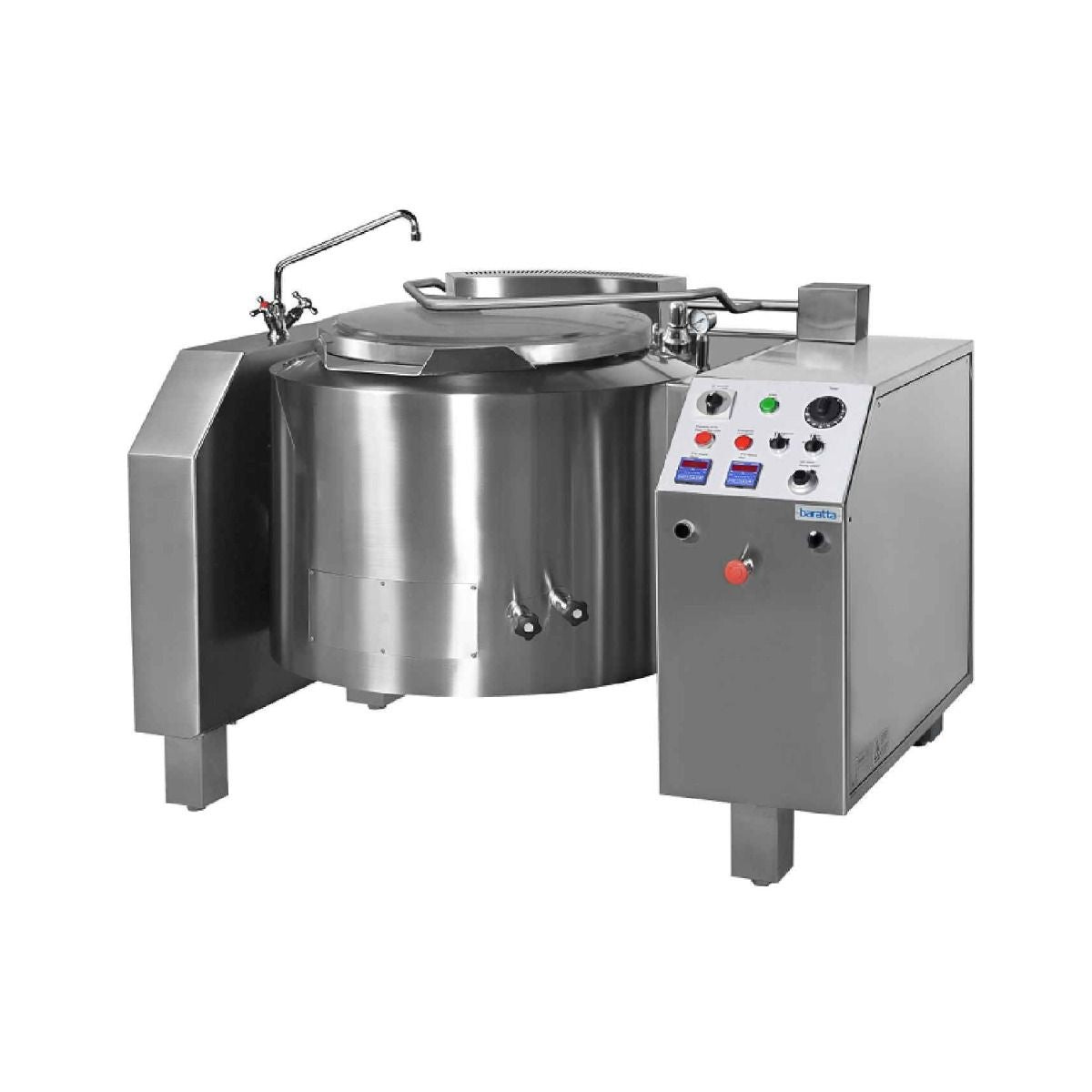 Baratta Indirect Gas 330 Litre Jacketed Boiling Pan With Auto Mixing - PGRM-330 Mattys