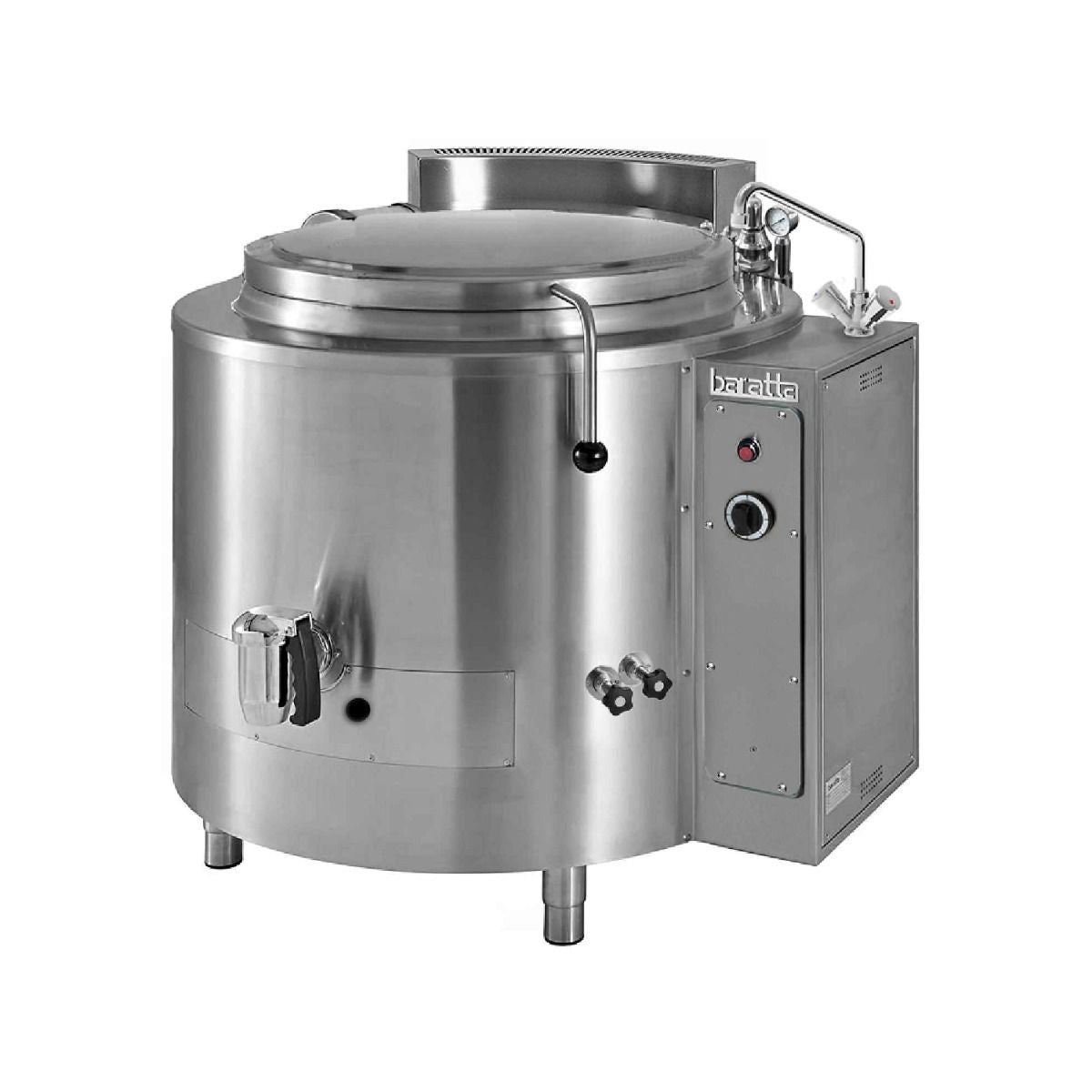 Baratta PIA-500G Indirect Gas 490 litre Jacketed Stationary Boiling pan Mattys