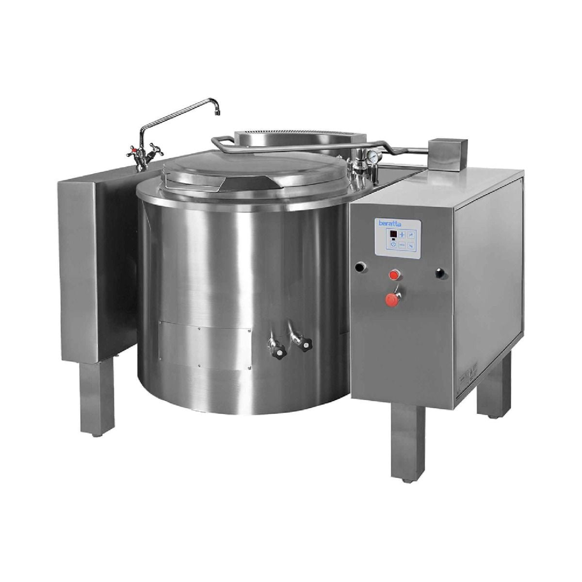 Baratta PIAR-330GE Indirect Gas Boiling Pan Electric Tilting Mattys