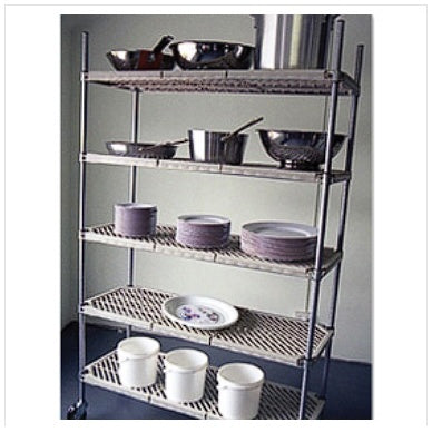 Atlas PM24307EPL5 5 Shelf Plastic Mat Shelving Kit 760x610mm Mattys