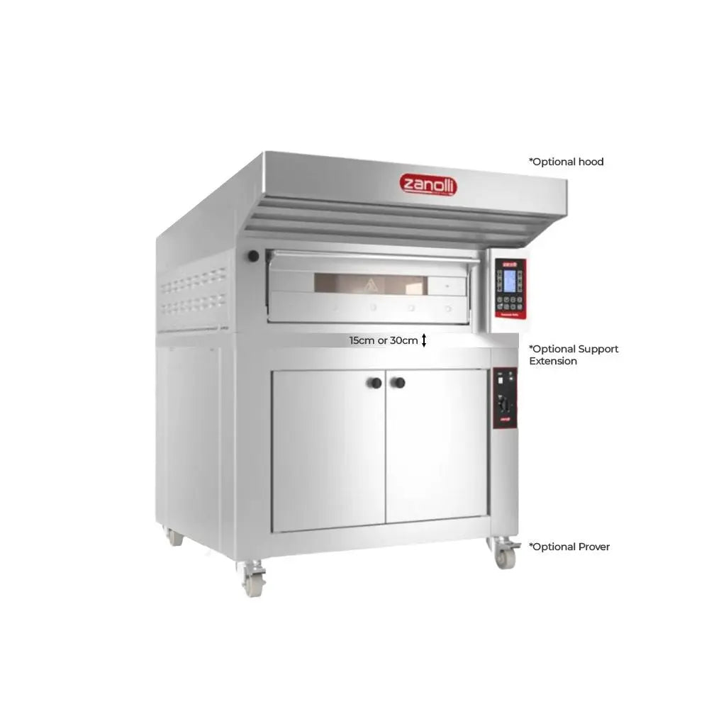 Zanolli Teorema Polis 4/MC18-1 Single Deck Bakery Oven - 4 Tray (400 X 600) Capacity POM4E04A Mattys