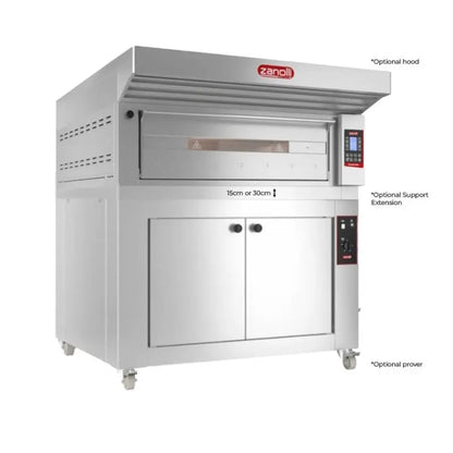 Zanolli PW6/MC26 Teorema Polis Super 6 Tray Bakery Deck Oven-260mm Chamber height POM6E06A Mattys