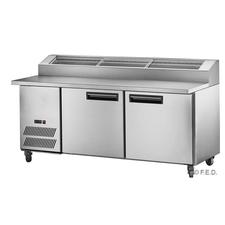 PPB/18 two large door DELUXE Pizza Prep Bench Mattys