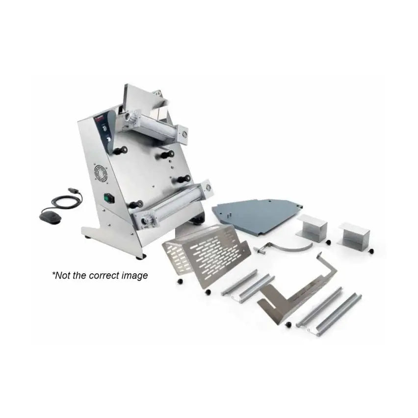 Sirman P-Roll 420/1 Plus 420mm Dough Roller with Foot Pedal | Single Pass Mattys