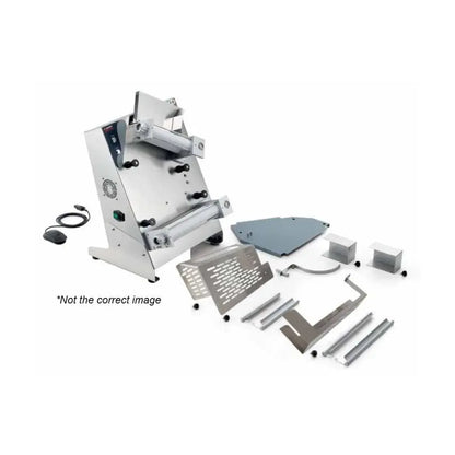 Sirman P-Roll 420/2 Plus 420mm Dough Roller with Foot Pedal | Angled Double Pass Mattys