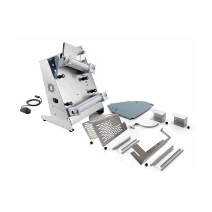 Sirman P-Roll 420/2 RP Plus 420mm Dough Roller with Foot Pedal | Parallel Double Pass Mattys