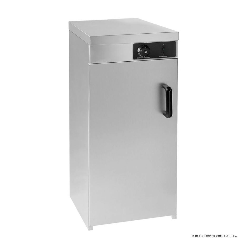 F.E.D-PW-SE Stainless Steel Single Cabinet Plate Warmer 60 Plates Mattys