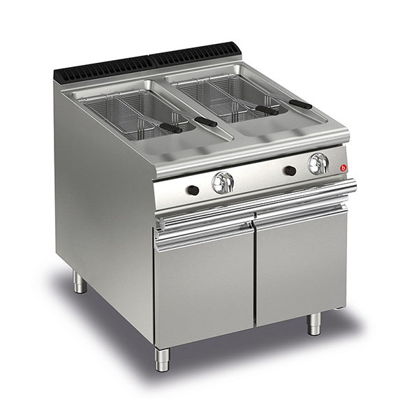 Baron Q70FRI/G815 Double Basin Gas Deep Fryer With Piezo Ignition Mattys