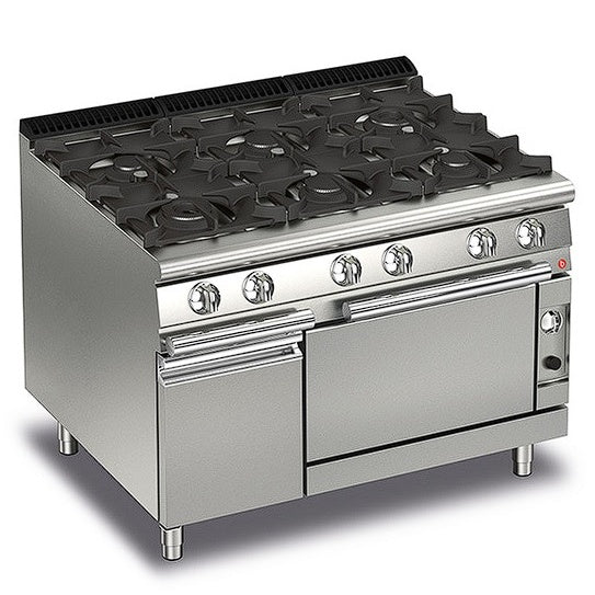 Cook Tops Baron - 6 Burner Gas Cook With Gas Oven - Q70PCF/G1205 Mattys