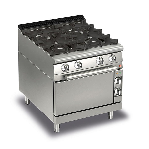 Cook Tops Baron Q70PCF-G8005 - 4 Burner Gas Cook With Gas Oven - Q70PCF/G8005 Mattys