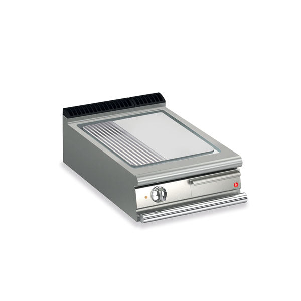 Baron Q70SFT/E625 600mm Electric Chrome Combination Griddle Plate