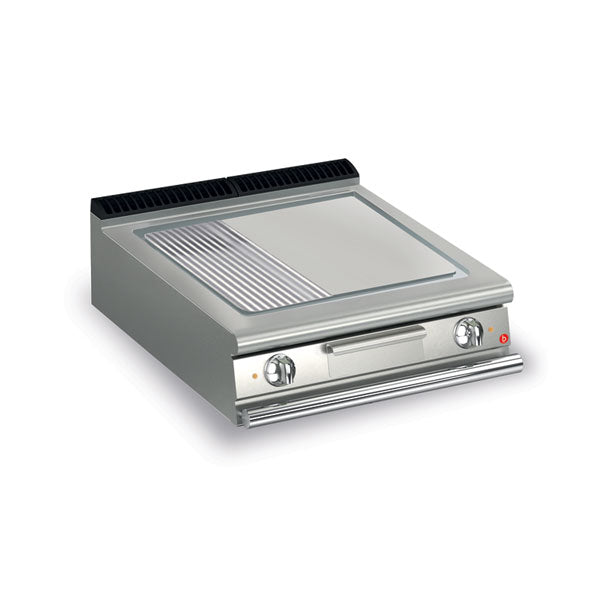 Baron Q70SFT/E820 800mm Electric Mild Steel Combination Griddle Plate