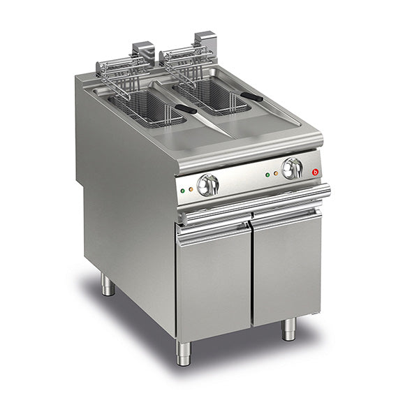 Baron Q90FRI/E610 2 Basin Electric Deep Fryer 2x10L