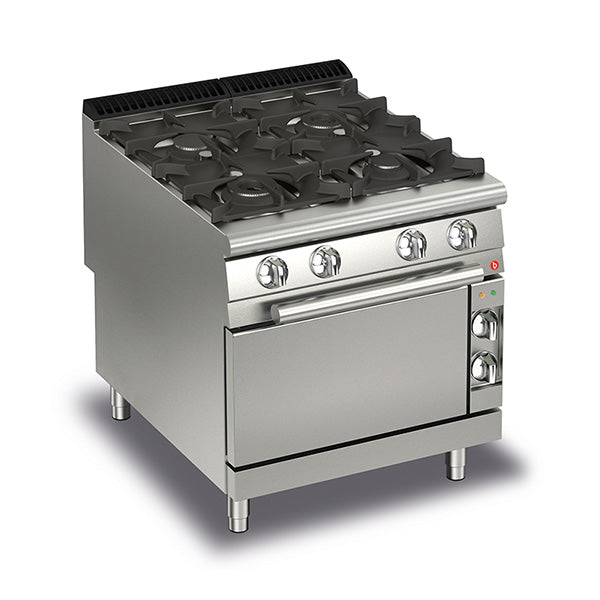 Baron Q90PCF/G8005 4 Burner Gas Cook Top with Gas Oven