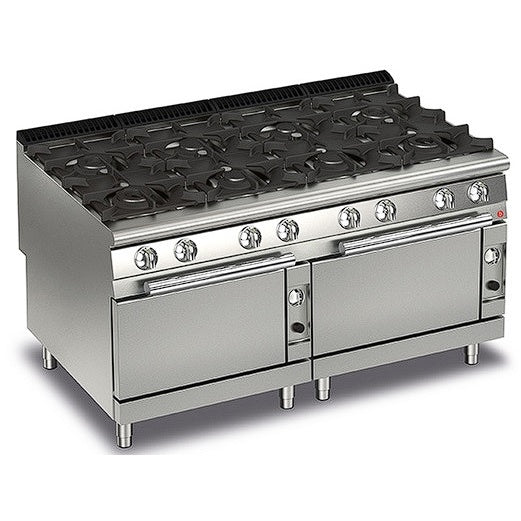 Cook Tops Baron 8 Burner Gas Cook With 2 Gas Oven - Q90PCF/G1605 Mattys