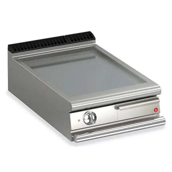 Baron Q90SFT/E600 1 Burner Electric Fry Top With Smooth Mild Steel Plate And Thermostat Control Mattys