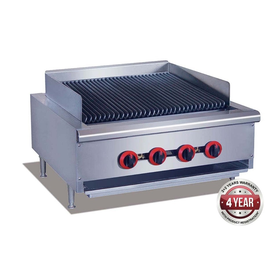 F.E.D. GASMAX QR-24ELPG LPG Gas 4 Burner Char Grill Top Mattys