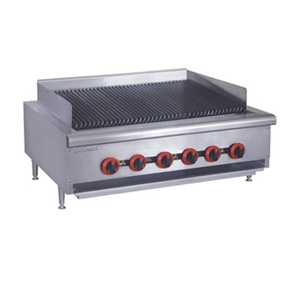 F.E.D. GASMAX QR-36ELPG LPG Gas 6 Burner Char Grill Top Mattys