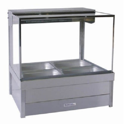 Roband S22RD Square Glass Hot Food Display (700mm Wide) Mattys
