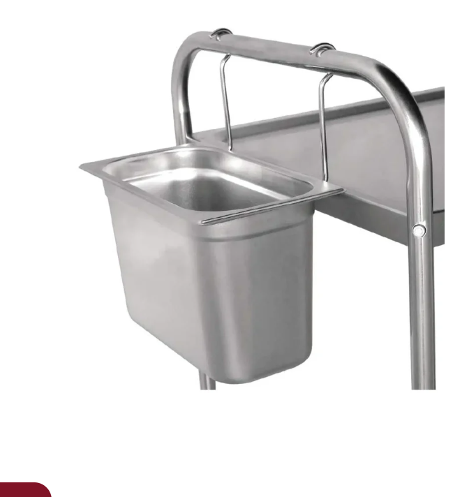 Stainless Steel & Shelving Vogue GN1/3 Hanging Refuse Collector Suits Cleaning Trolley - S309 Vogue