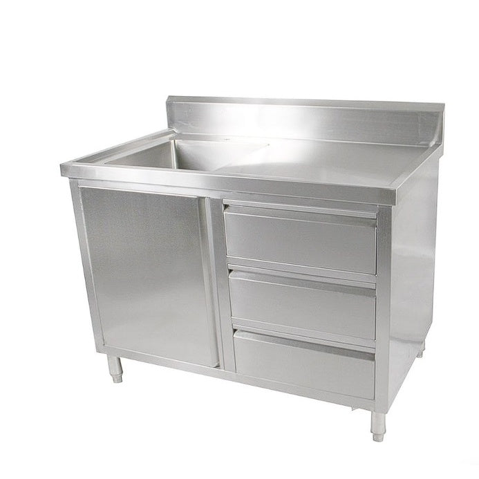 F.E.D. Modular Systems SC-6-1200L-H Cabinetd with Left Sink Mattys