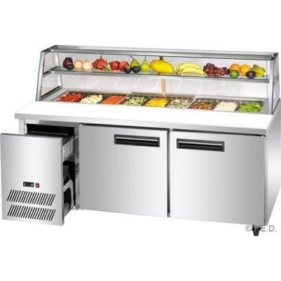 F.E.D. Temperate Thermaster Two Large Door DELUXE Sandwich Bar - SCB/18 Mattys