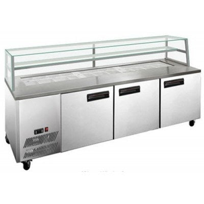 F.E.D. Temperate Thermaster Three Door DELUXE Sandwich Bar - SCB/21 Mattys