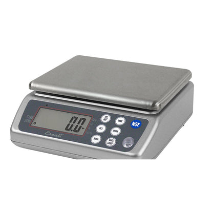 Benchtop San Jamar / Escali 33 lb. Water Resistant Digital Portion Control Kitchen Scale - SCDG33WD Mattys