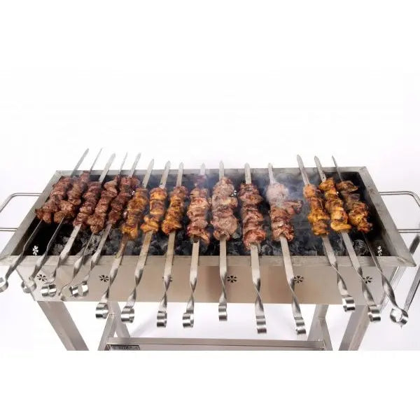 SEMAK SCG12 Skewer Charcoal Grill 12 Skewers Mattys