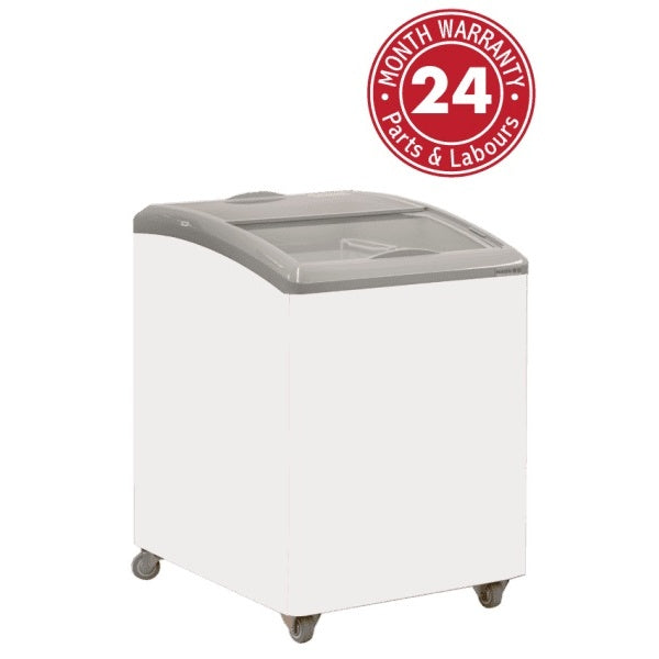 EXQUISITE SD151 Glass Curved Top Chest Freezer Mattys