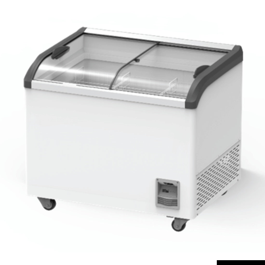 F.E.D Thermaster- SD-306K Heavy Duty Supermarket Glass Sliding Lid Freezers 306L Mattys