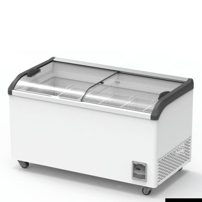 F.E.D Thermaster-SD-506K Heavy Duty Supermarket Glass Sliding Lid Freezers 506L Mattys