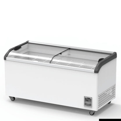 F.E.D Thermaster-SD-576K Heavy Duty Supermarket Glass Sliding Lid Freezers 576L Mattys