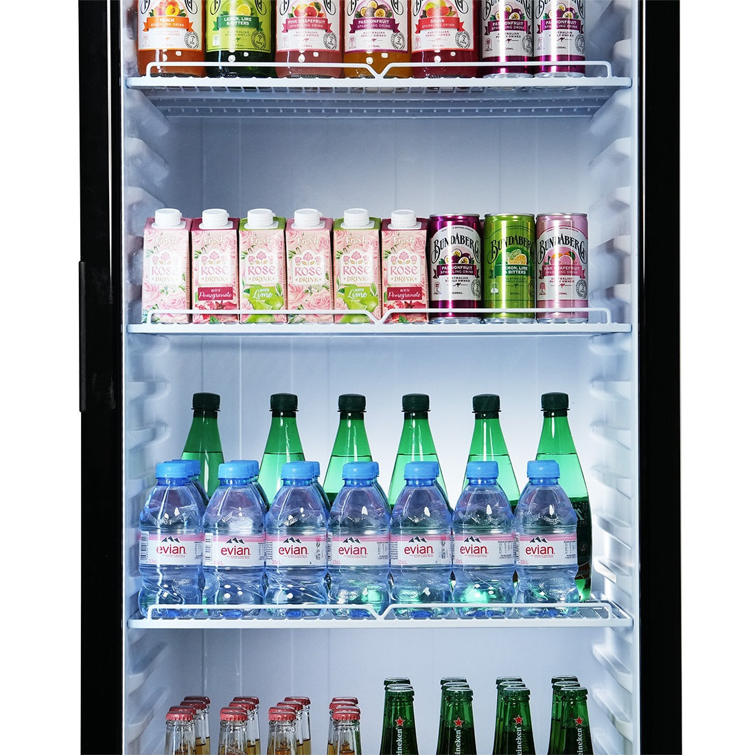 Thermaster Upright Glass Door Beverage Fridge - SDC-178B Thermaster