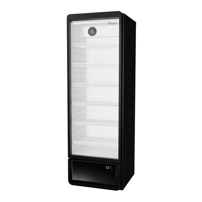 Thermaster Upright Glass Door Beverage Fridge - SDC-258B Thermaster