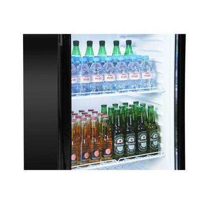 Thermaster Upright Glass Door Beverage Fridge - SDC-343B Thermaster