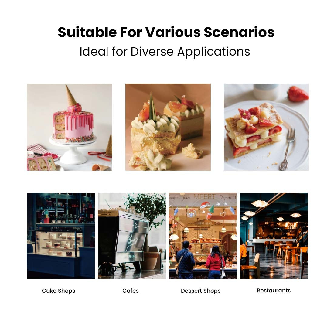 BONVUE Cake Display - SF860V Bonvue