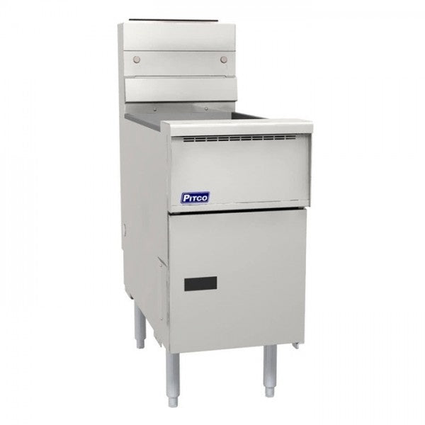 Pitco SG14RS-FR Single Gas Fryer Bank w/ Filter Ready Mattys